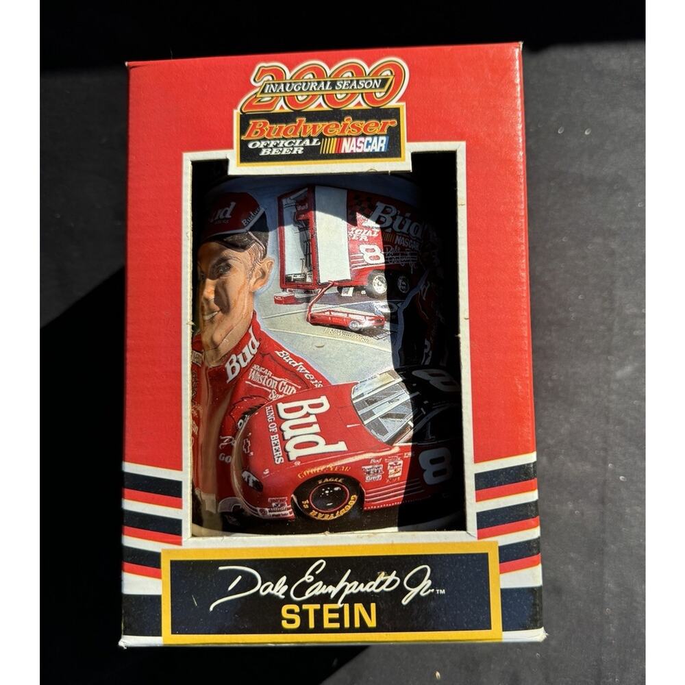 Dale Earnhardt Jr Budweiser Stein Mug New In Box! 2000